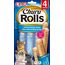 INABA CHURU ROLLS CHICKEN RECIPE WRAPS TUNA WITH SCALLOP RECIPE - CAT TREATS - 4X10 G