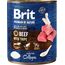 BRIT PREMIUM BY NATURE BEEF WITH TRIPE - WET DOG FOOD - 800 G