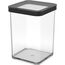 ROTHO POJEMNIK NA PRZYSMAKI KWADRATOWY 1.0L LOFT TRANSPARENTNY/CZARNY