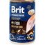 BRIT PREMIUM BY NATURE - FISH&FISH SKIN - MOKRA KARMA DLA PSA -400G