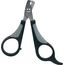 TRIXIE 2373 PET GROOMING SCISSORS BLACK, GREY