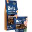 BRIT PREMIUM BY NATURE SENIOR S+M, APPLE, CHICKEN, CORN- DRY FOOD FOR ADULT DOGS OF MEDIUM BREEDS 15 KG